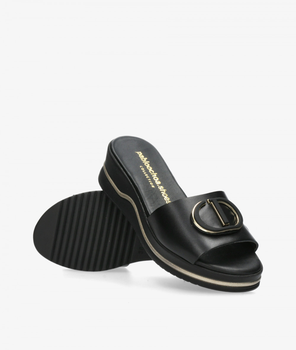 Sandalias pabloochoa.shoes  1018 en negro