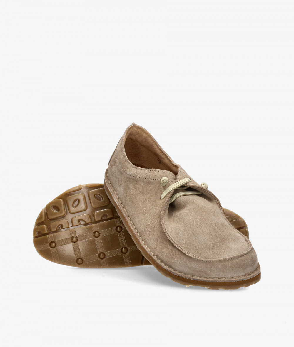 Zapatos casual FRAILERÁ ROBERT en serraje piedra