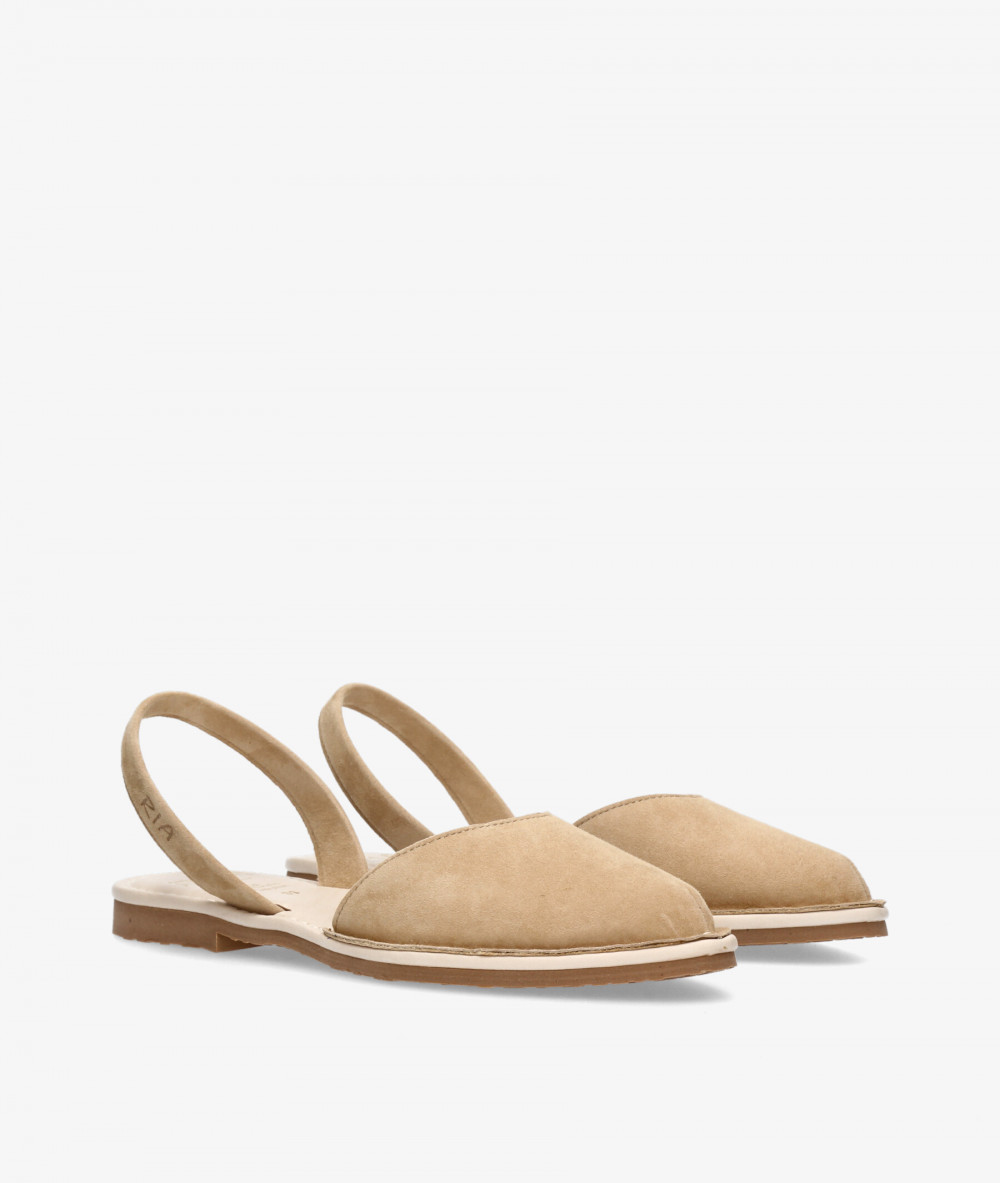 Sandalias Ria  62010 en ante camel 