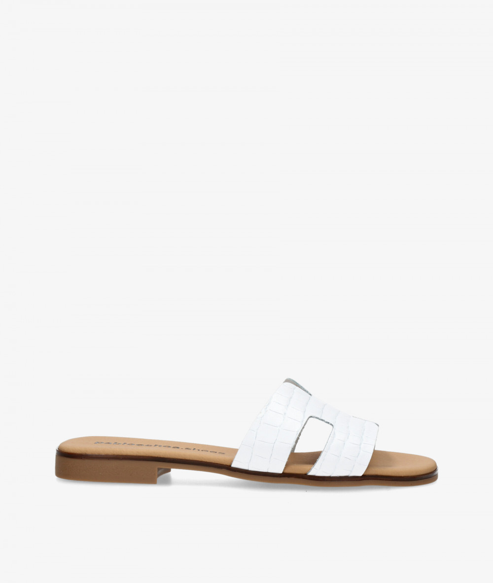 Sandalias pabloochoa.shoes  1842 en blanco coco