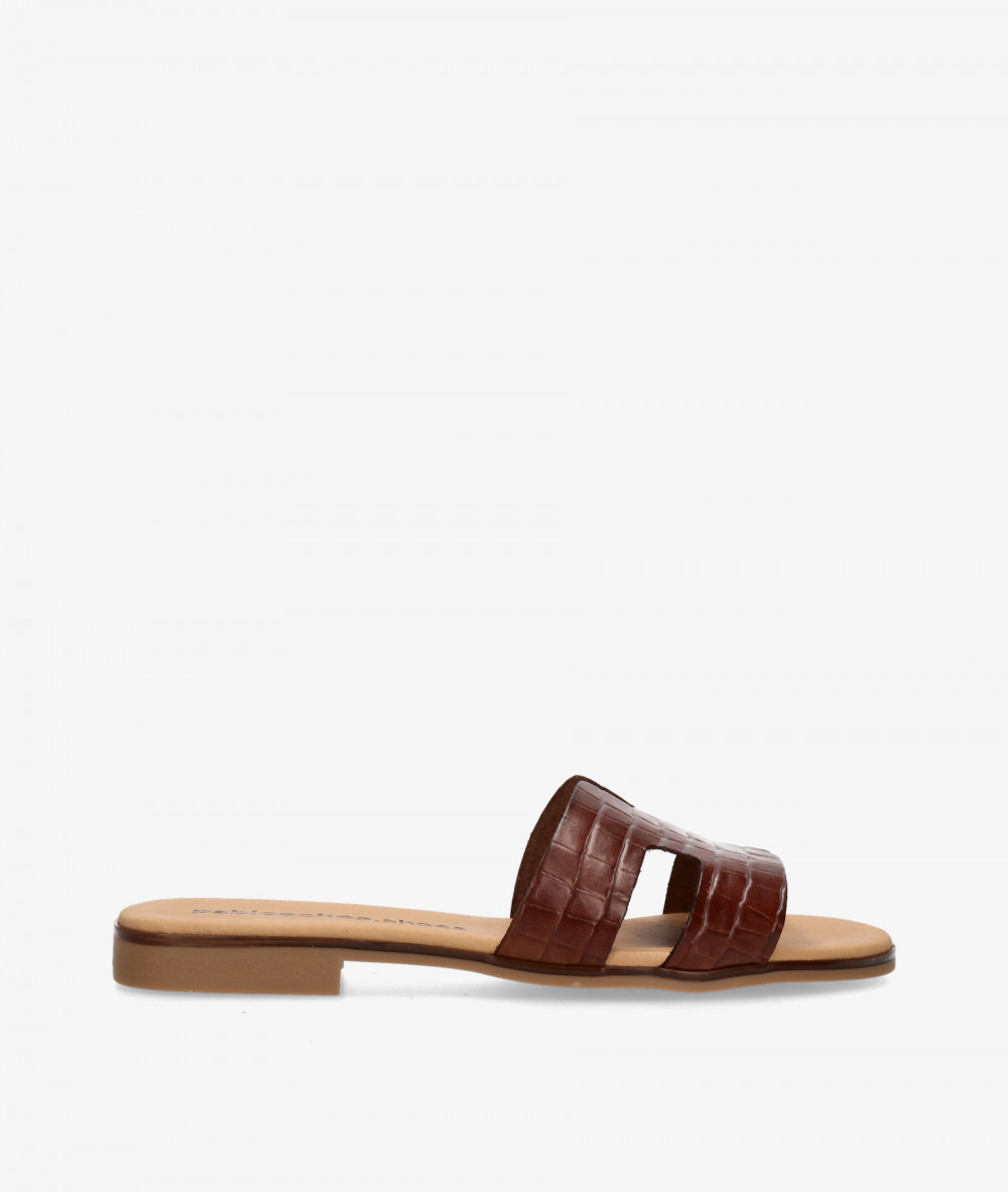 Sandalias pabloochoa.shoes  1842 en coco marrón
