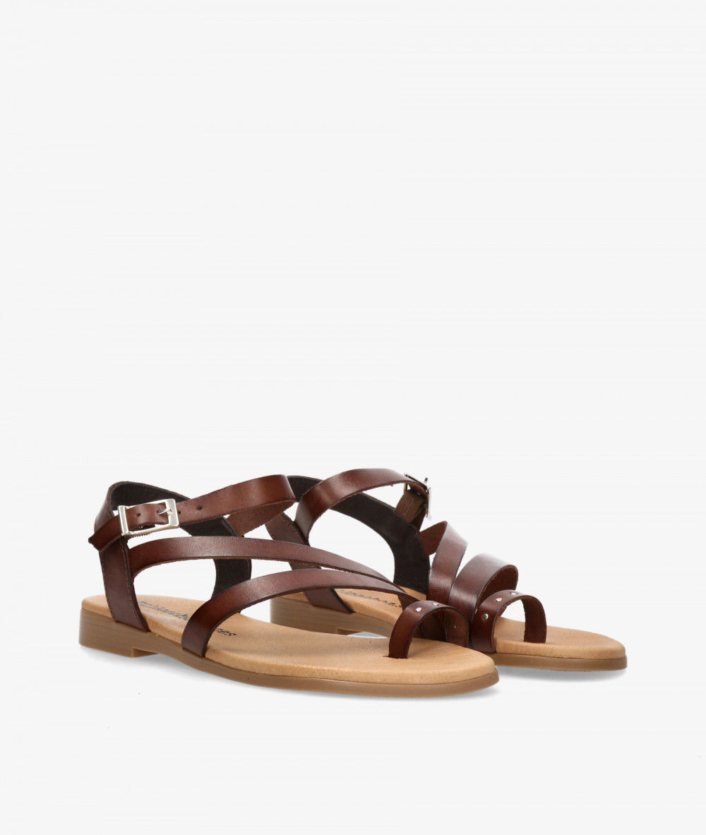 Sandalias pabloochoa.shoes  9128 en marrón