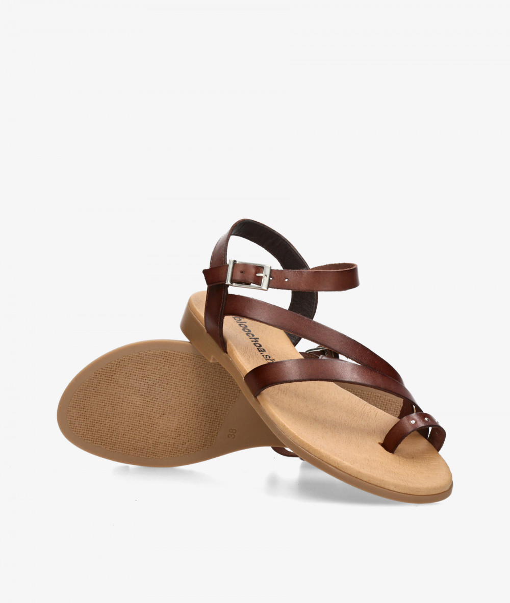 Sandalias pabloochoa.shoes  9128 en marrón