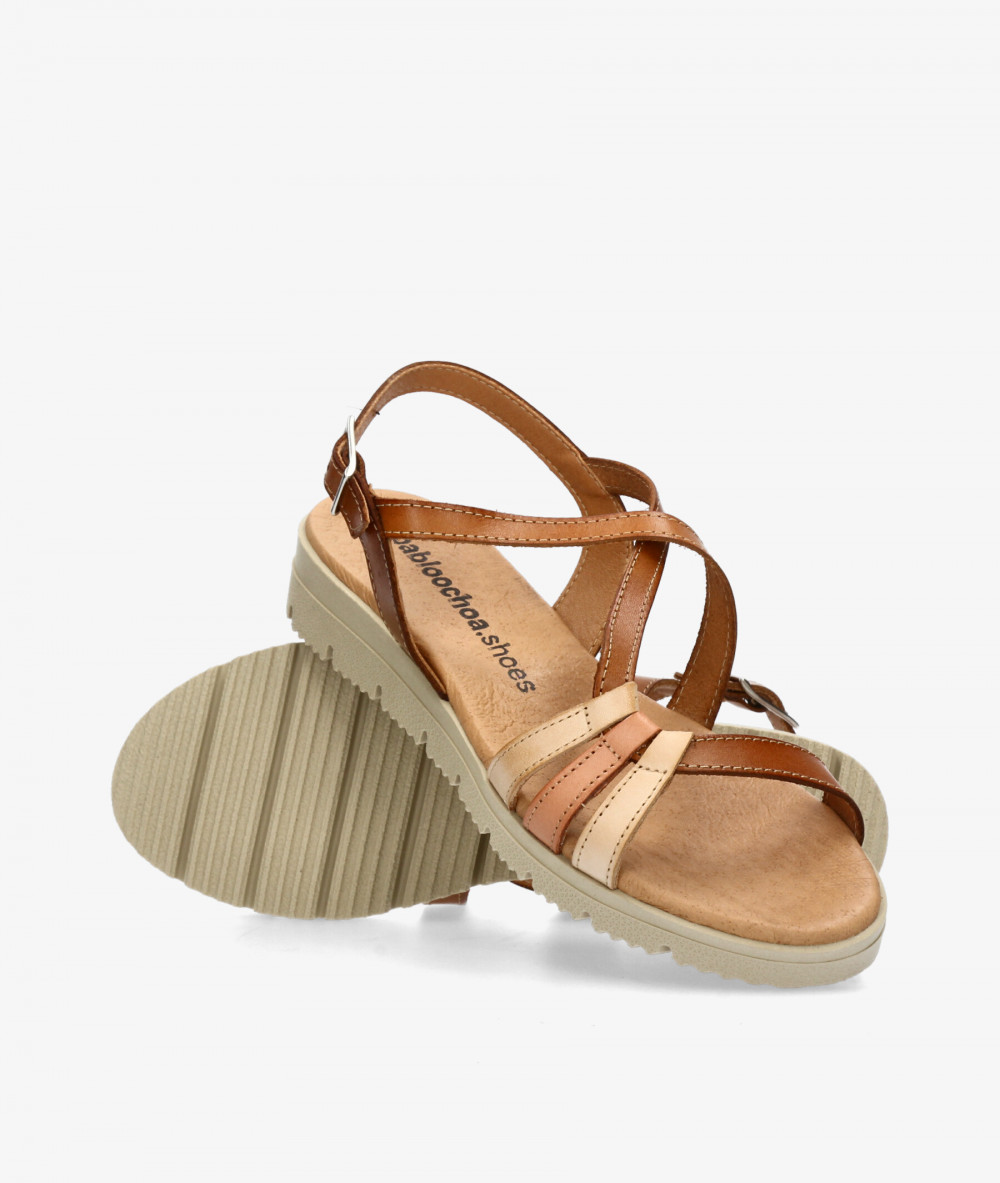 Sandalias pabloochoa.shoes  737 en cuero