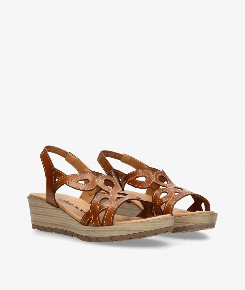 Sandalias pabloochoa.shoes  703 en cuero
