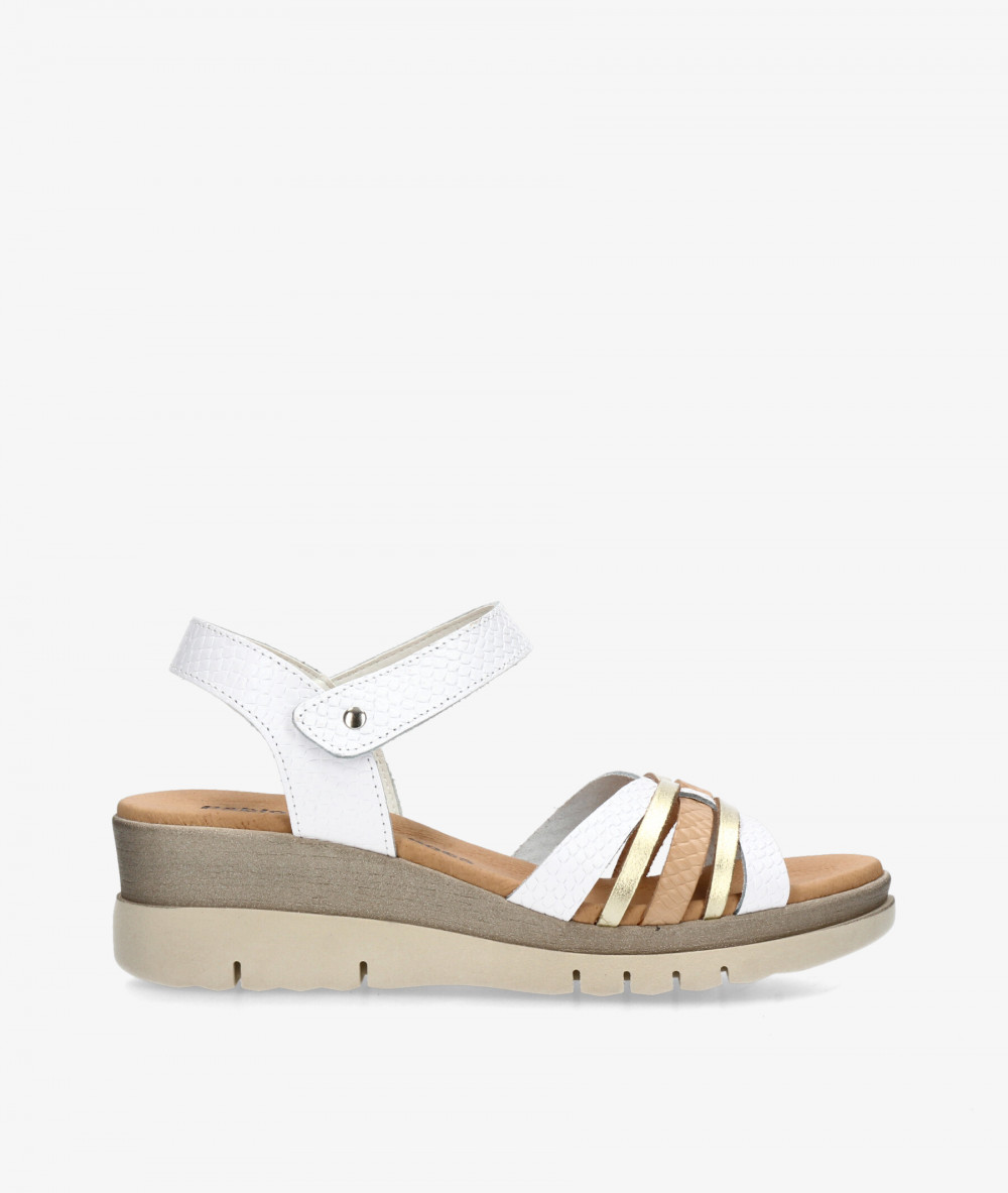 Sandalias pabloochoa.shoes  3052 en blanco
