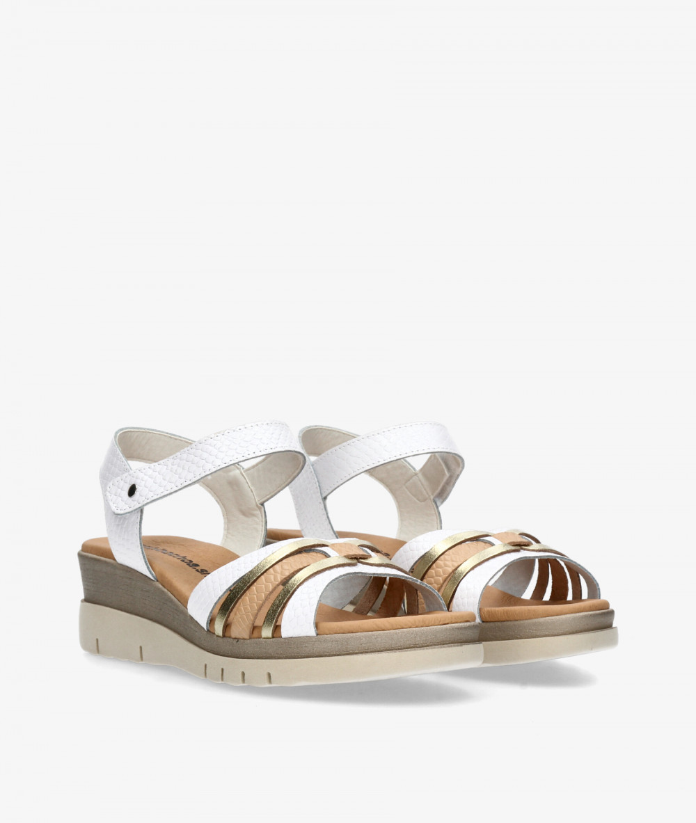 Sandalias pabloochoa.shoes  3052 en blanco