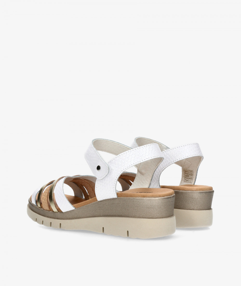 Sandalias pabloochoa.shoes  3052 en blanco