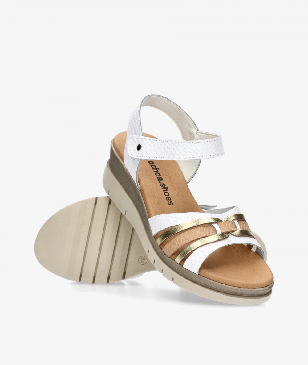 Sandalias pabloochoa.shoes  3052 en blanco
