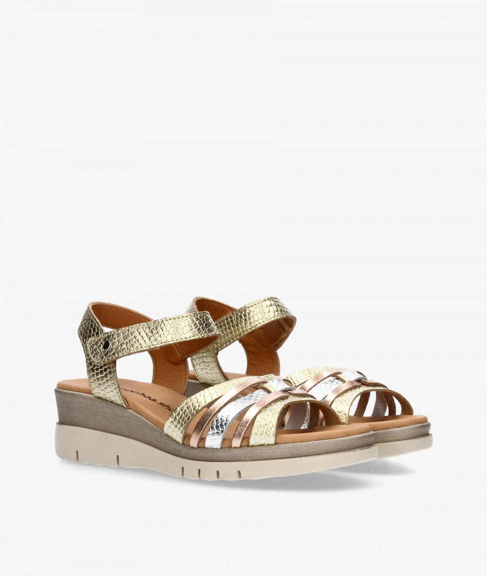 Sandalias pabloochoa.shoes  3052 en platino
