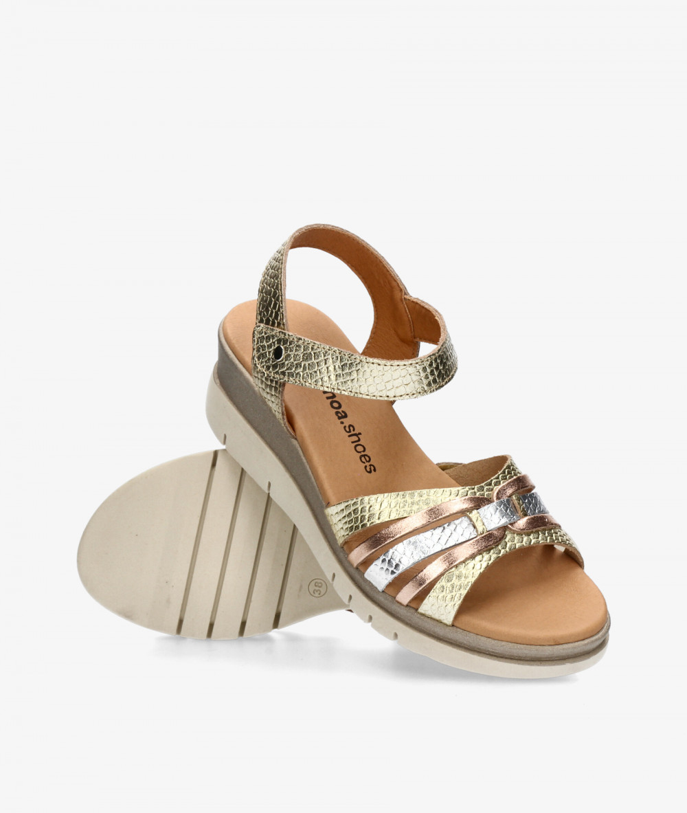 Sandalias pabloochoa.shoes  3052 en platino
