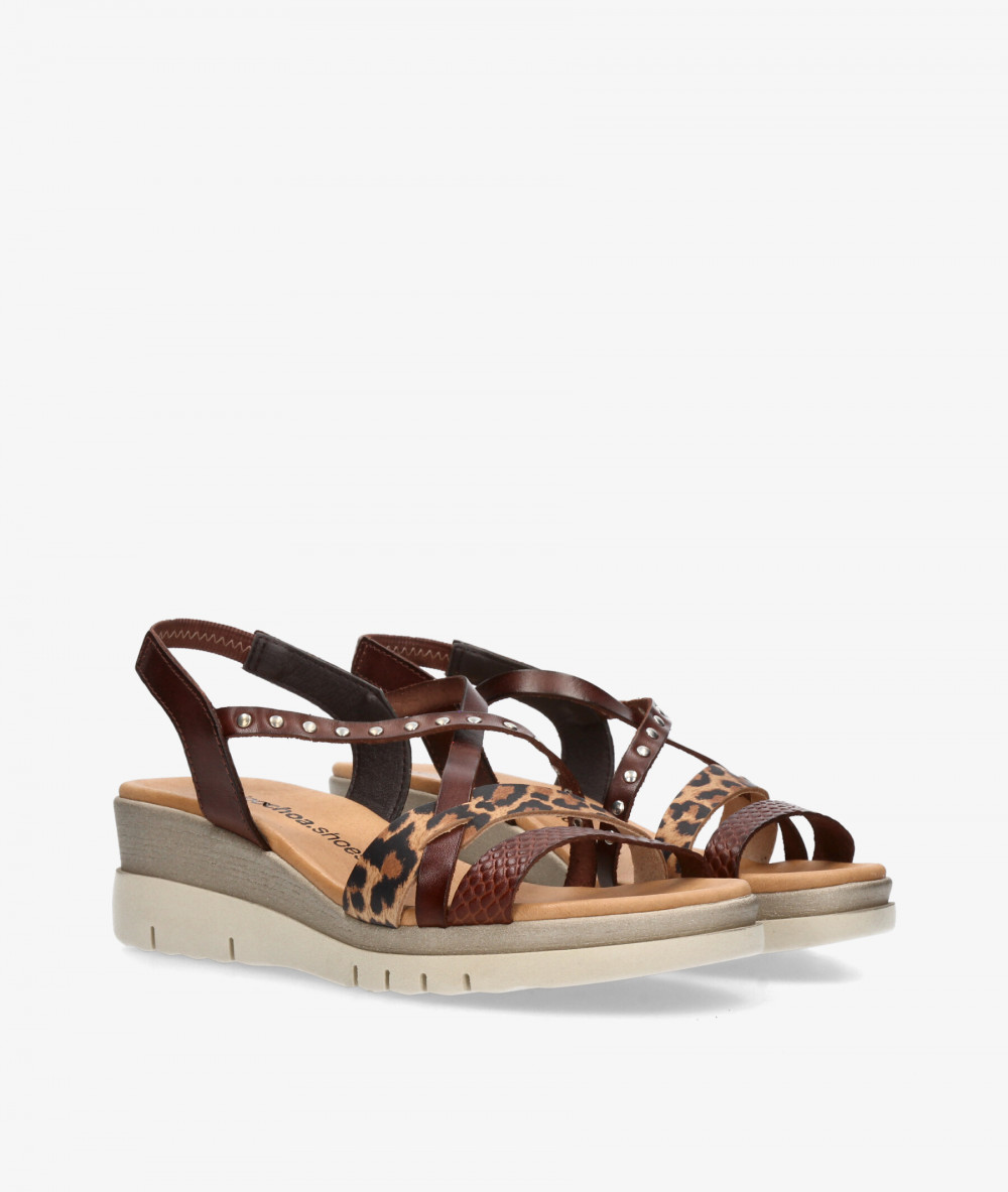Sandalias pabloochoa.shoes  6016 en marrón