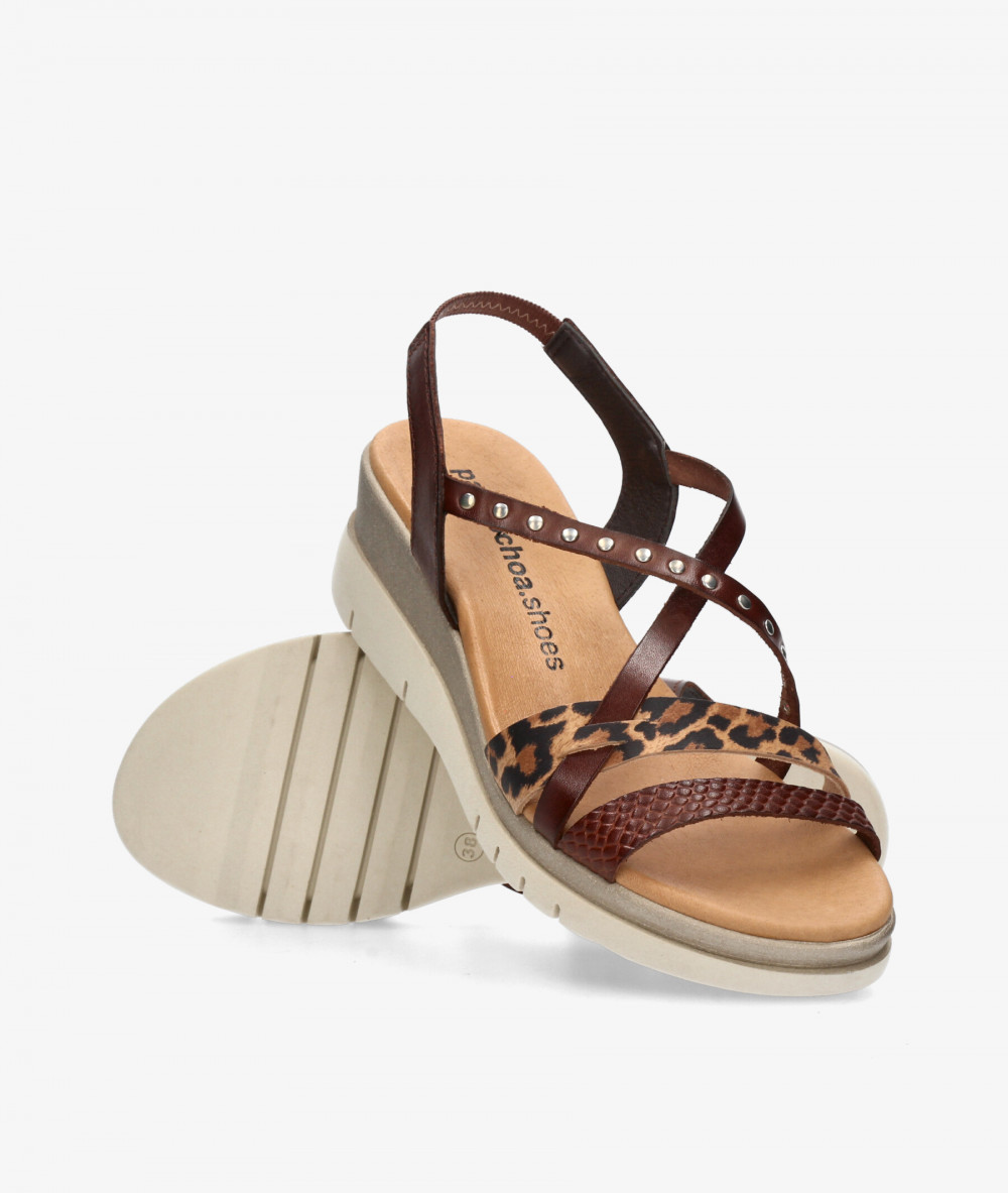 Sandalias pabloochoa.shoes  6016 en marrón