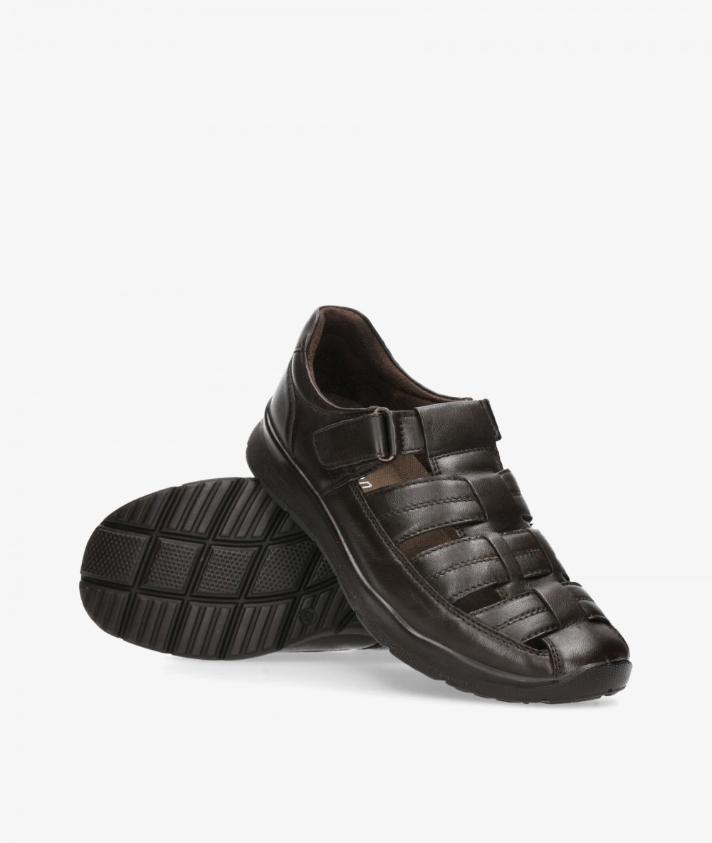 Sandalias St. Gallen  SANDINOF en marrón
