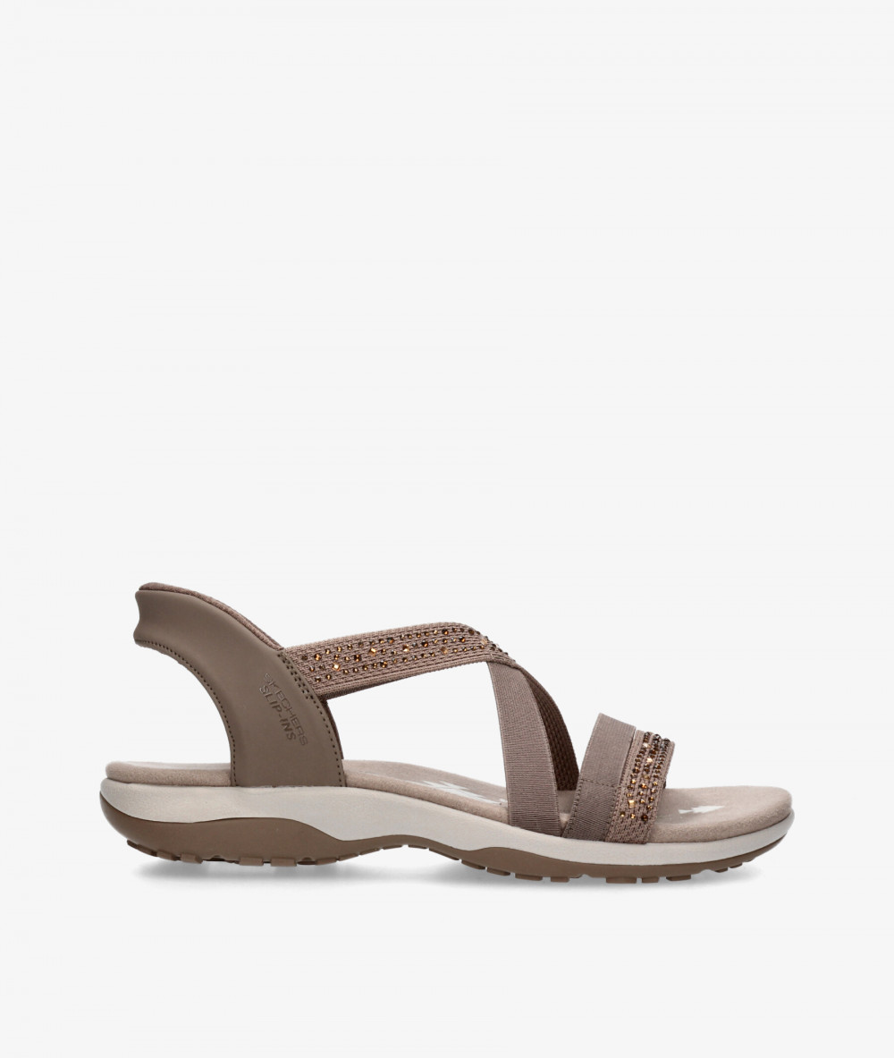 Sandalias Skechers 163574 en nude