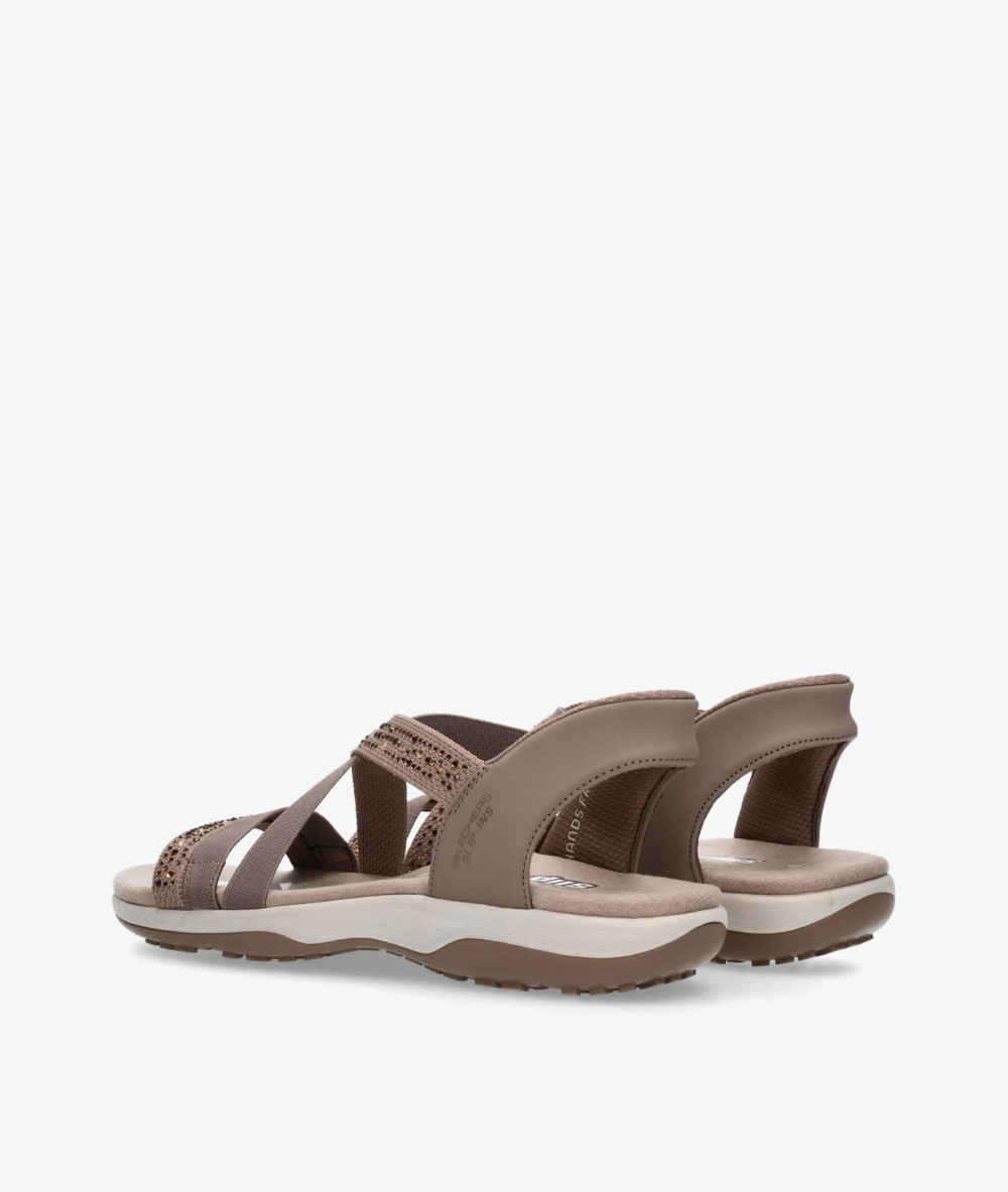 Sandalias Skechers 163574 en nude