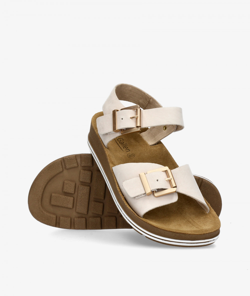 Sandalias St. Gallen  24-03-22918  LEA en hueso