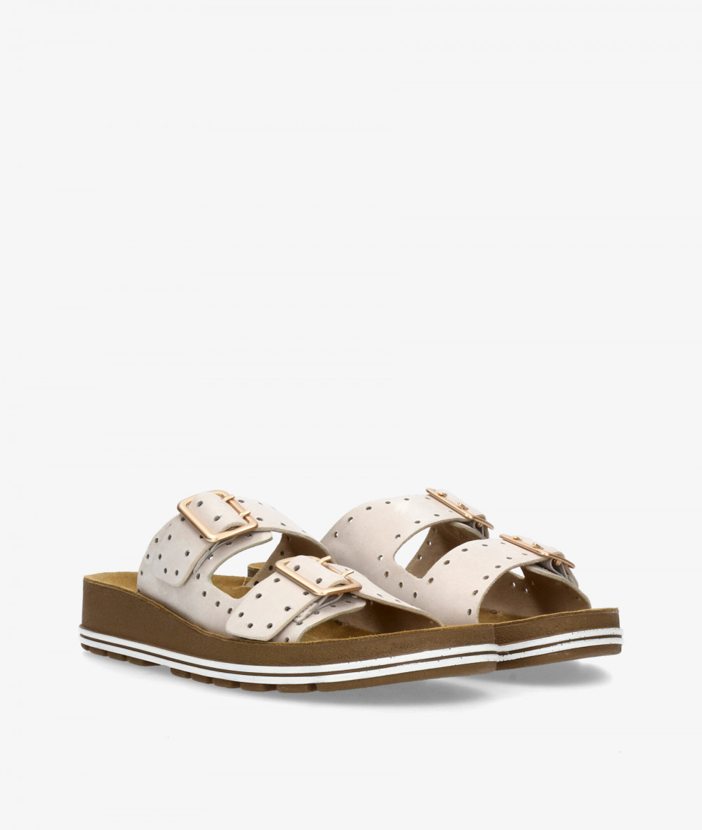 Sandalias St. Gallen  24-03-22919  LARA en hueso