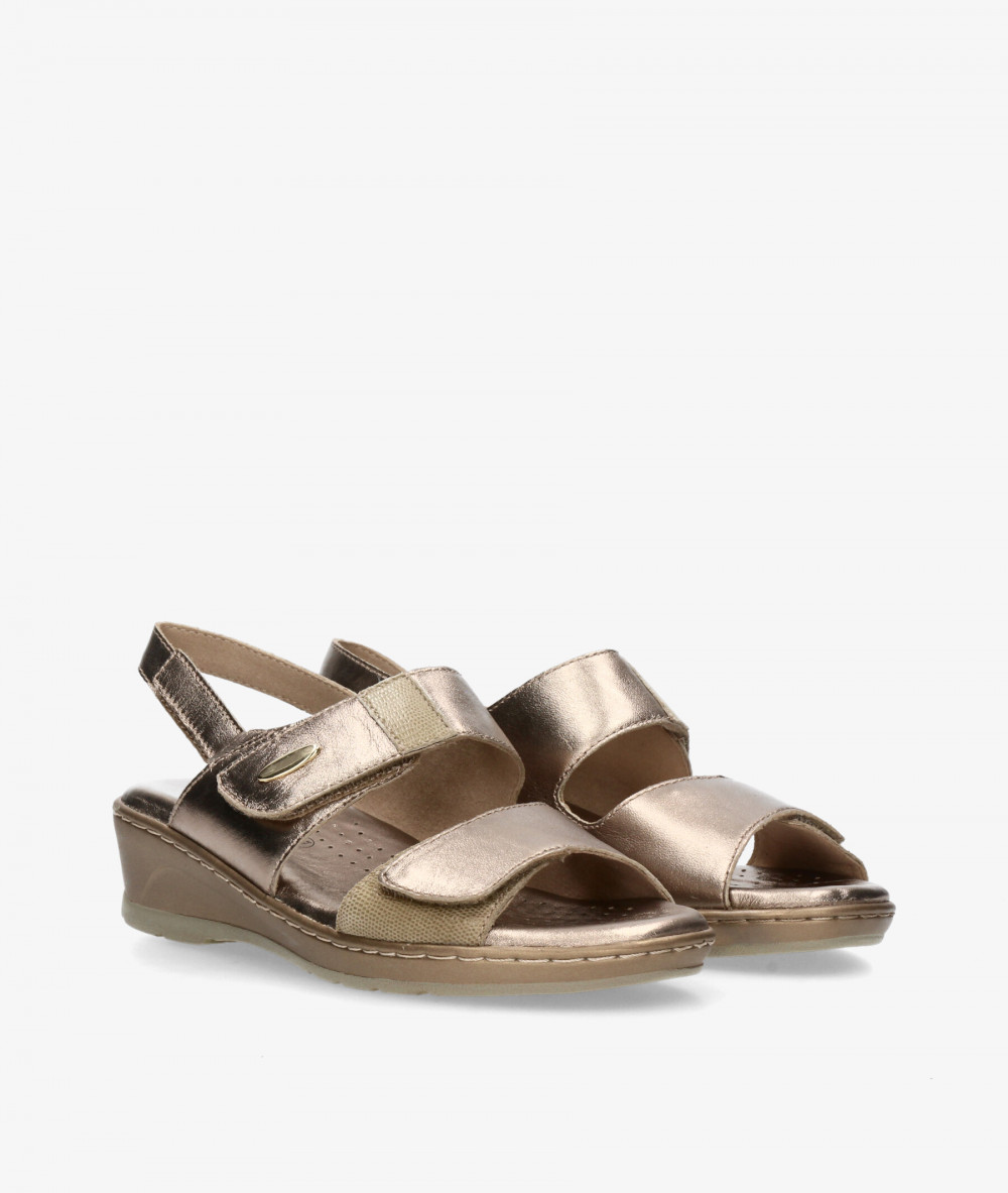 Sandalias St. Gallen  24-05-23401  PIT 07 en oro
