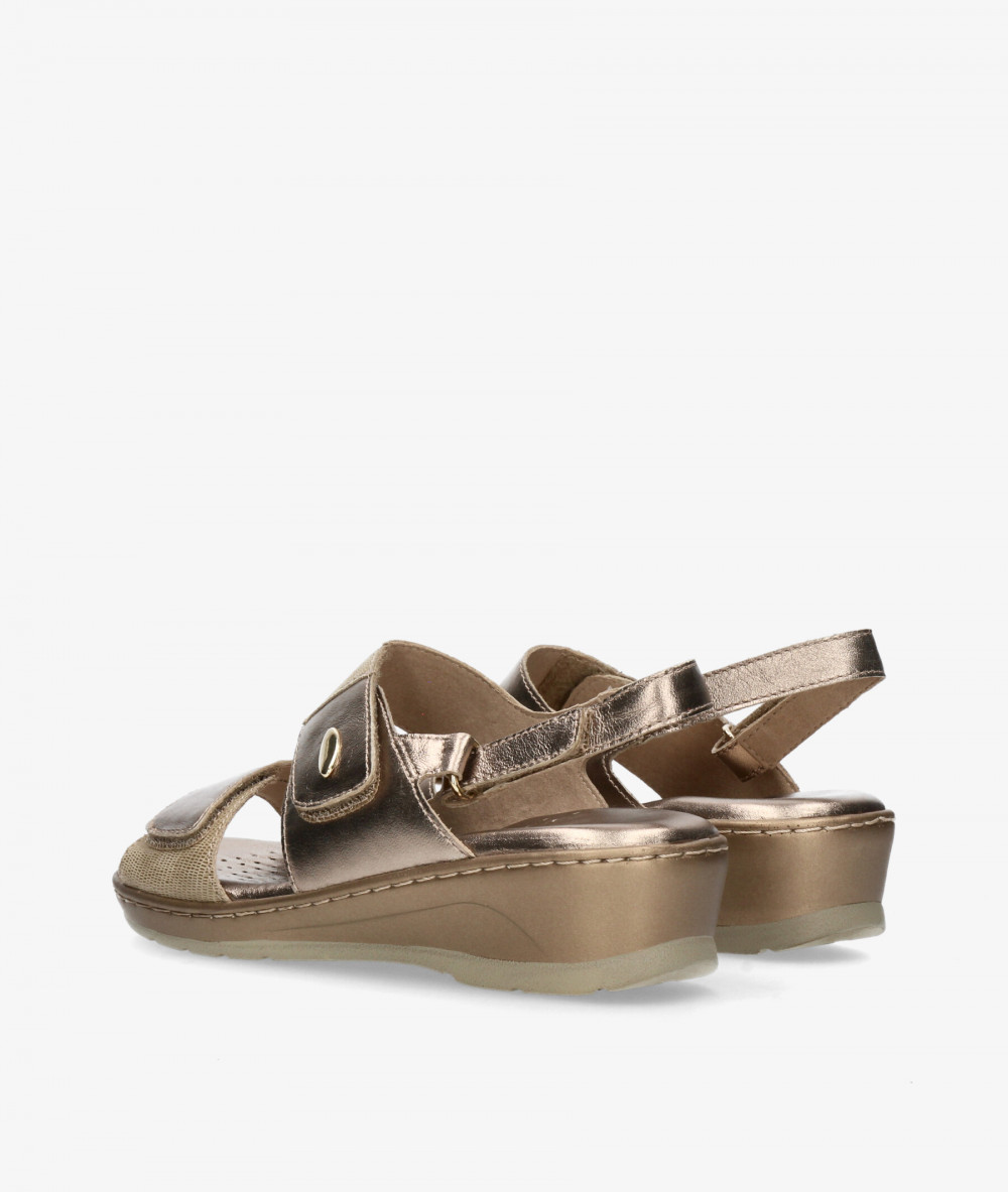 Sandalias St. Gallen  24-05-23401  PIT 07 en oro