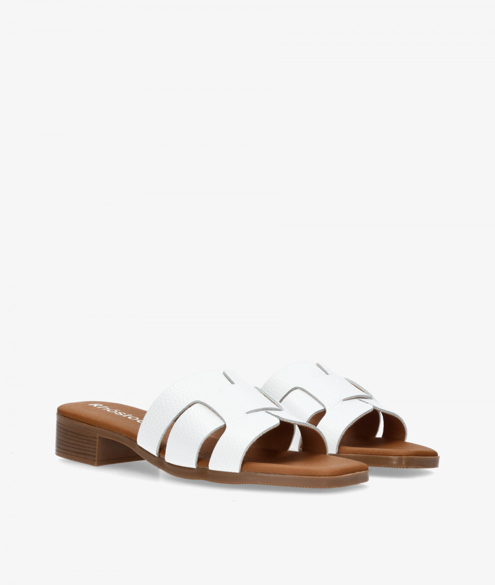 Sandalias Rhostock  5880 en blanco