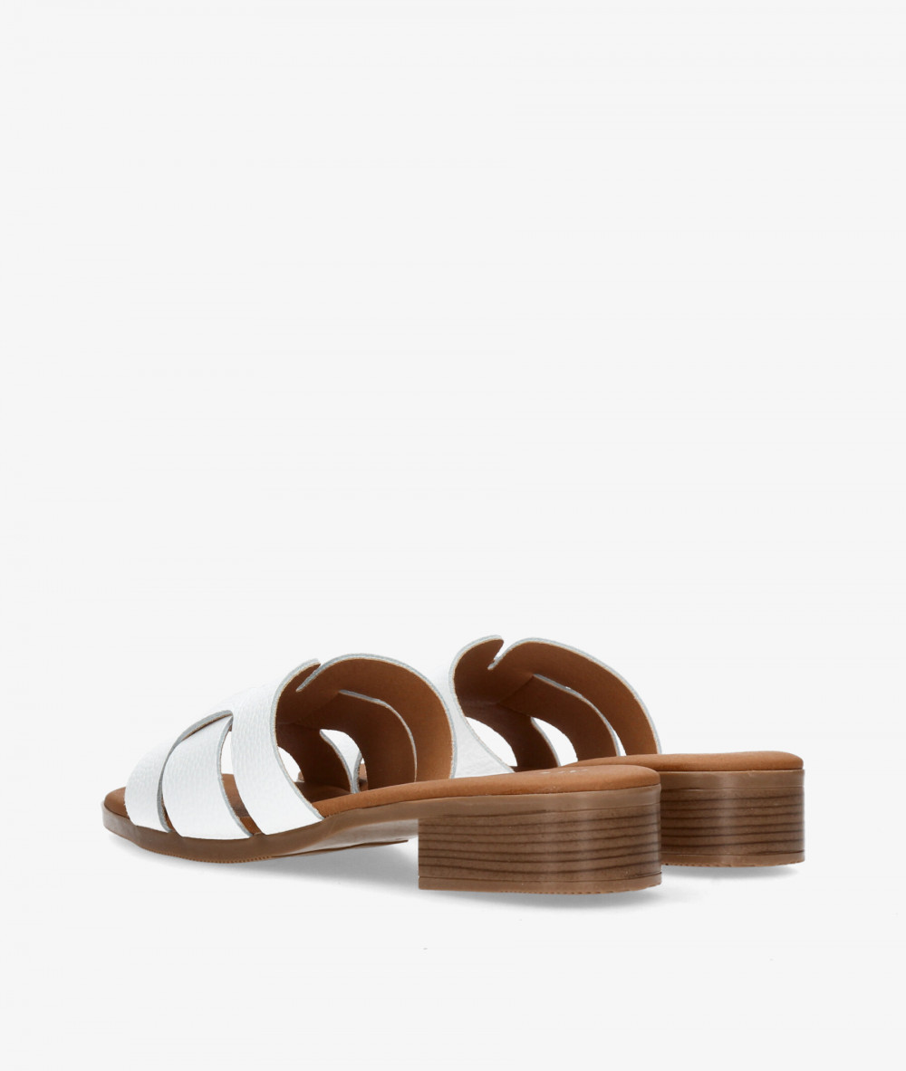 Sandalias Rhostock  5880 en blanco