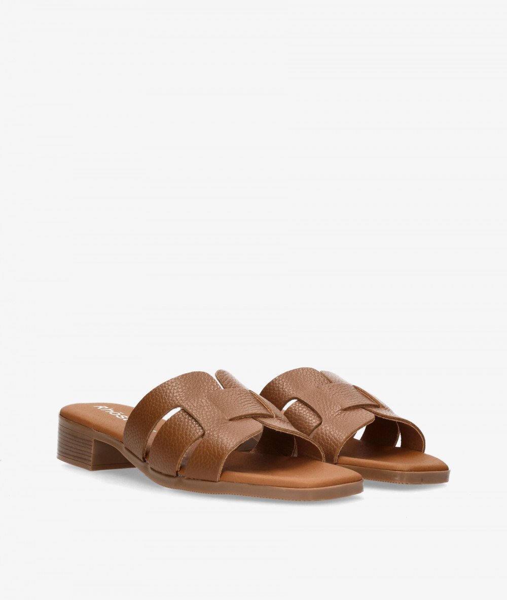 Sandalias Rhostock  5880 en cuero