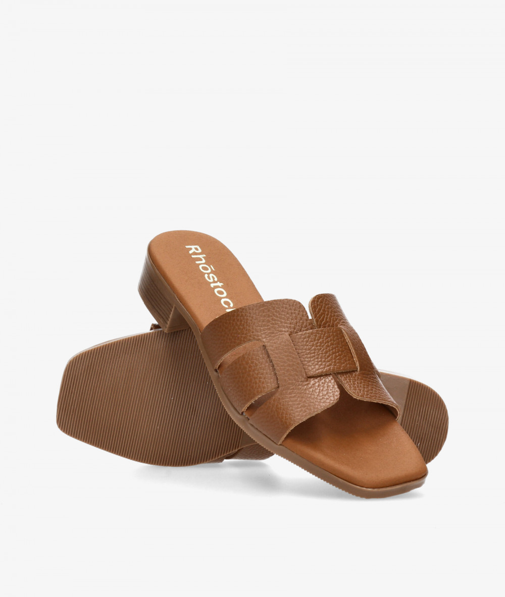 Sandalias Rhostock  5880 en cuero