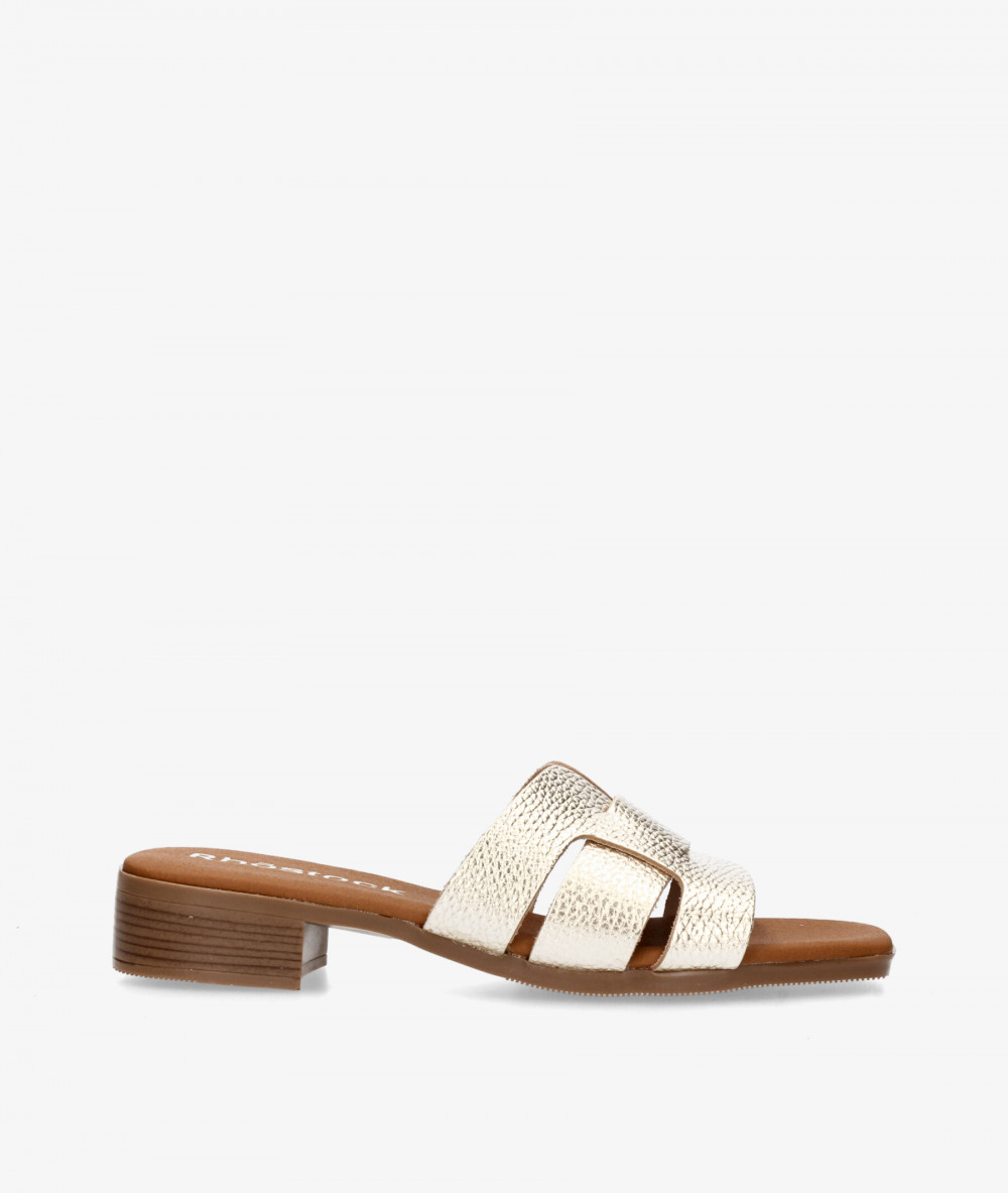 Sandalias Rhostock  5880 en platino