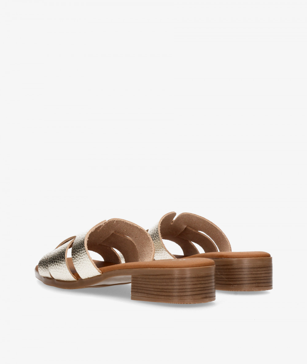 Sandalias Rhostock  5880 en platino