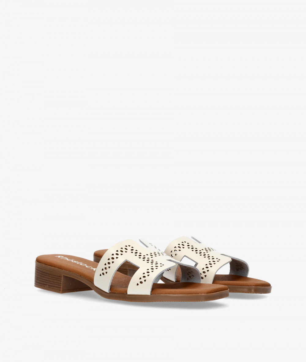 Sandalias Rhostock  5882 en hueso