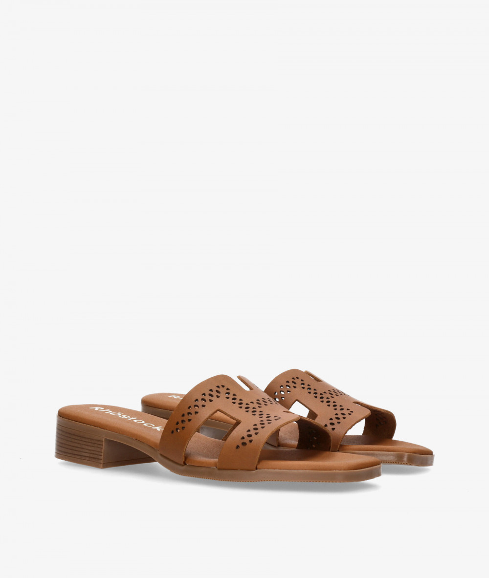 Sandalias Rhostock  5882 en cuero