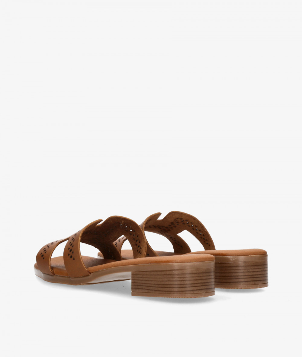 Sandalias Rhostock  5882 en cuero