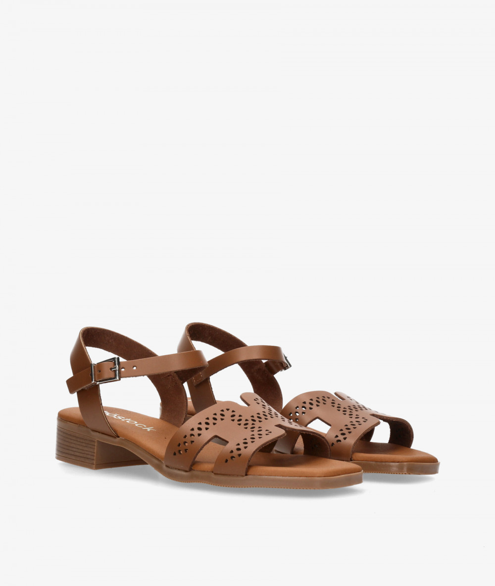 Sandalias Rhostock  5883 en cuero