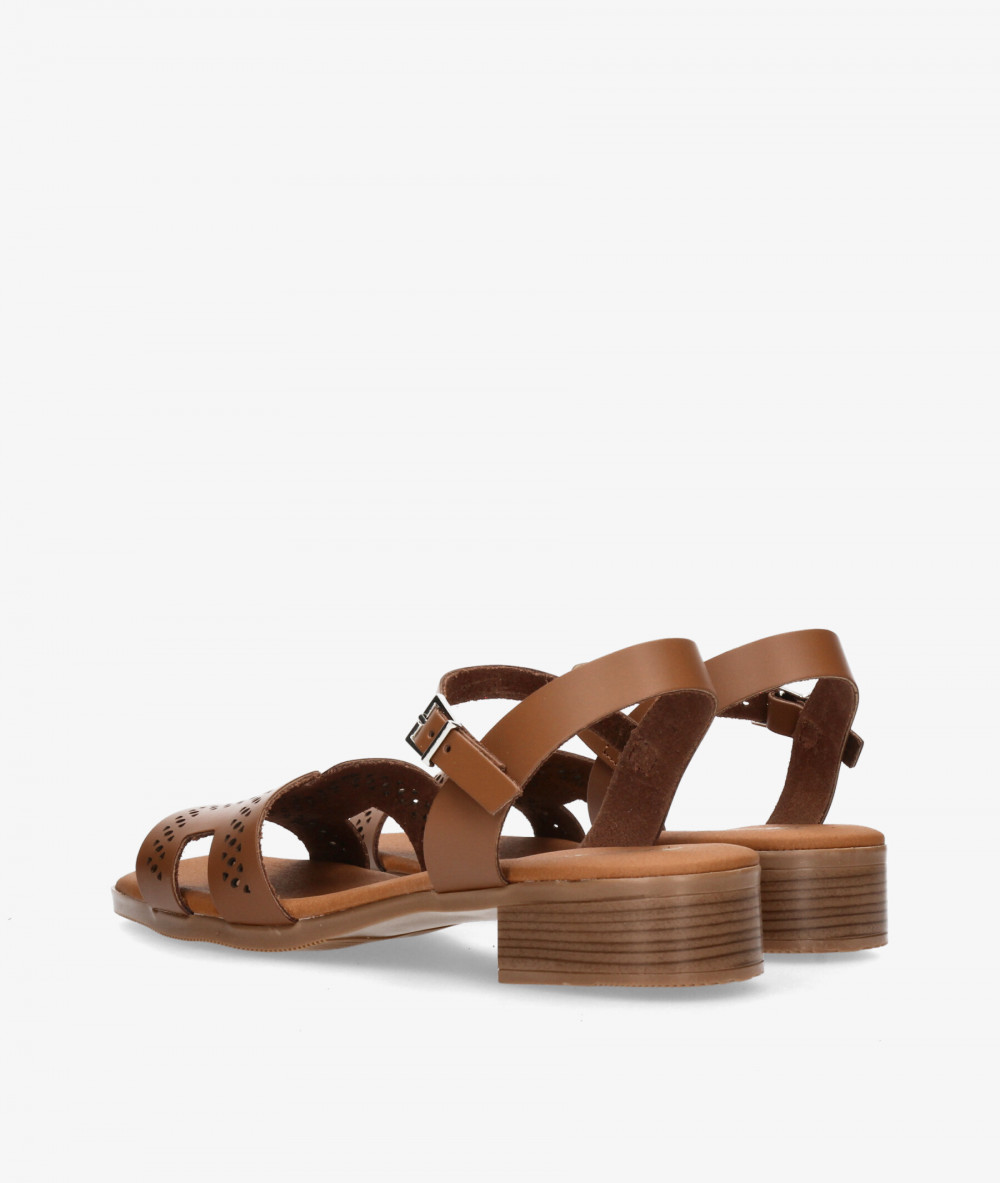 Sandalias Rhostock  5883 en cuero
