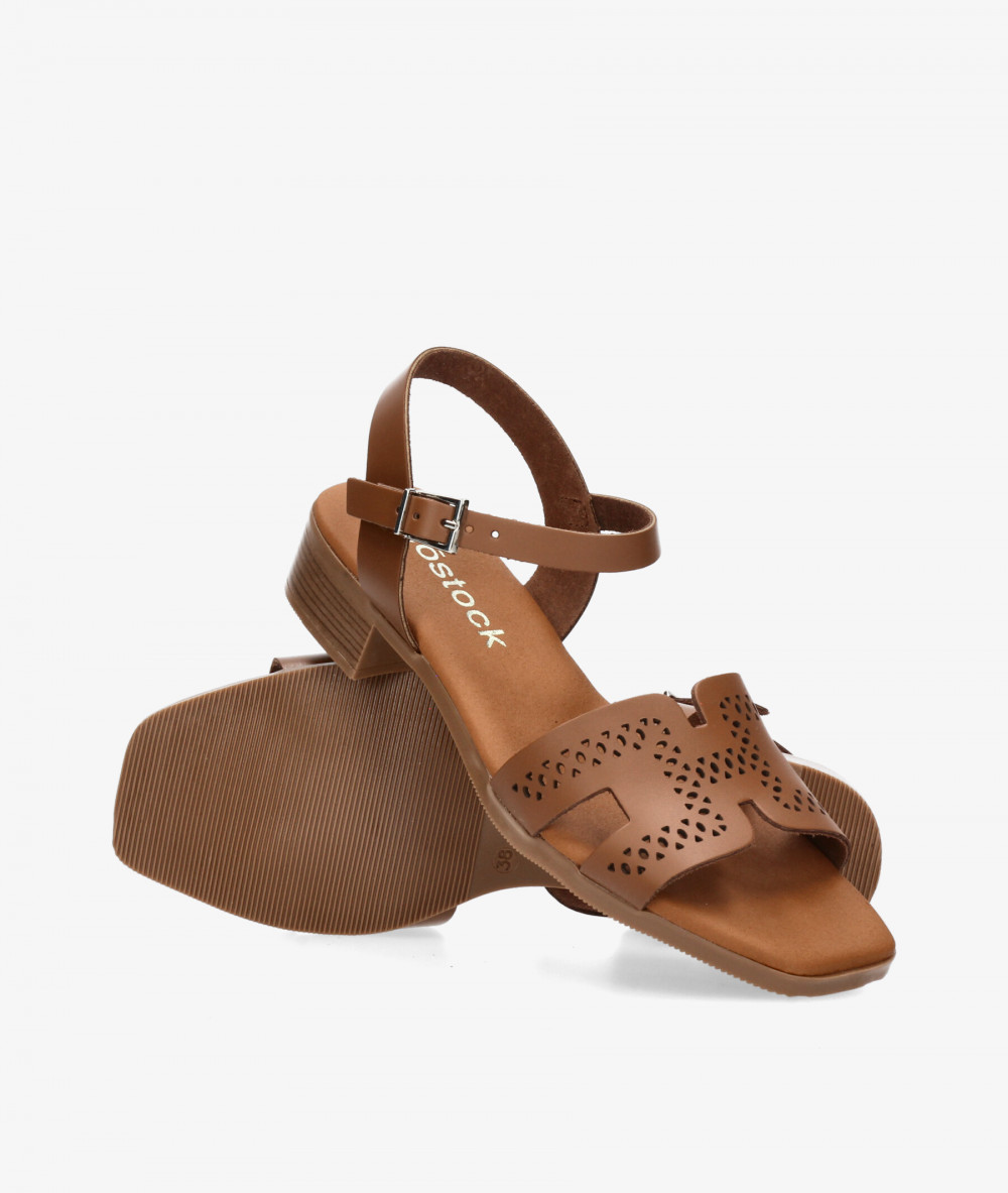Sandalias Rhostock  5883 en cuero