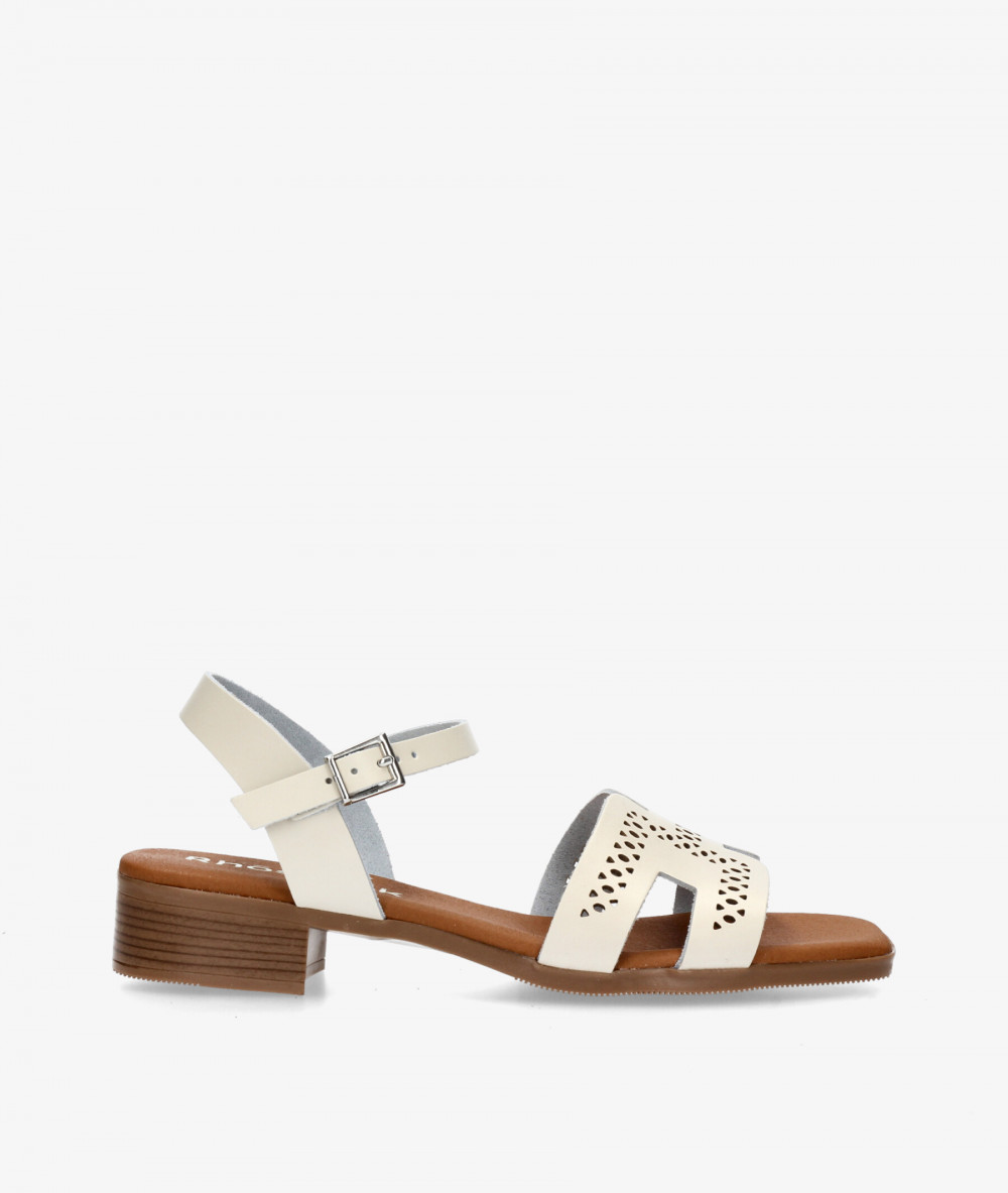 Sandalias Rhostock  5883 en hueso