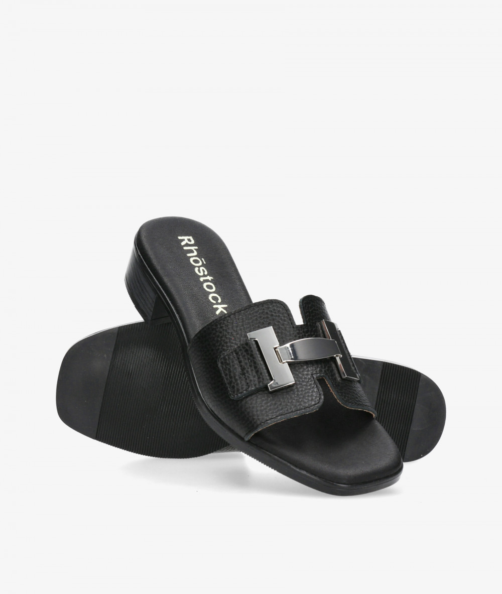 Sandalias Rhostock  5890 en negro
