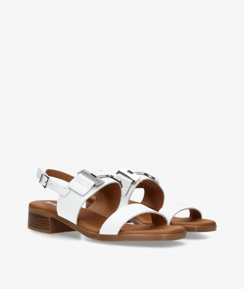 Sandalias Rhostock  5892 en blanco
