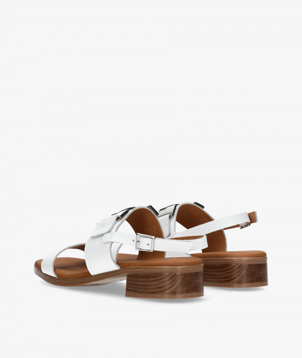 Sandalias Rhostock  5892 en blanco