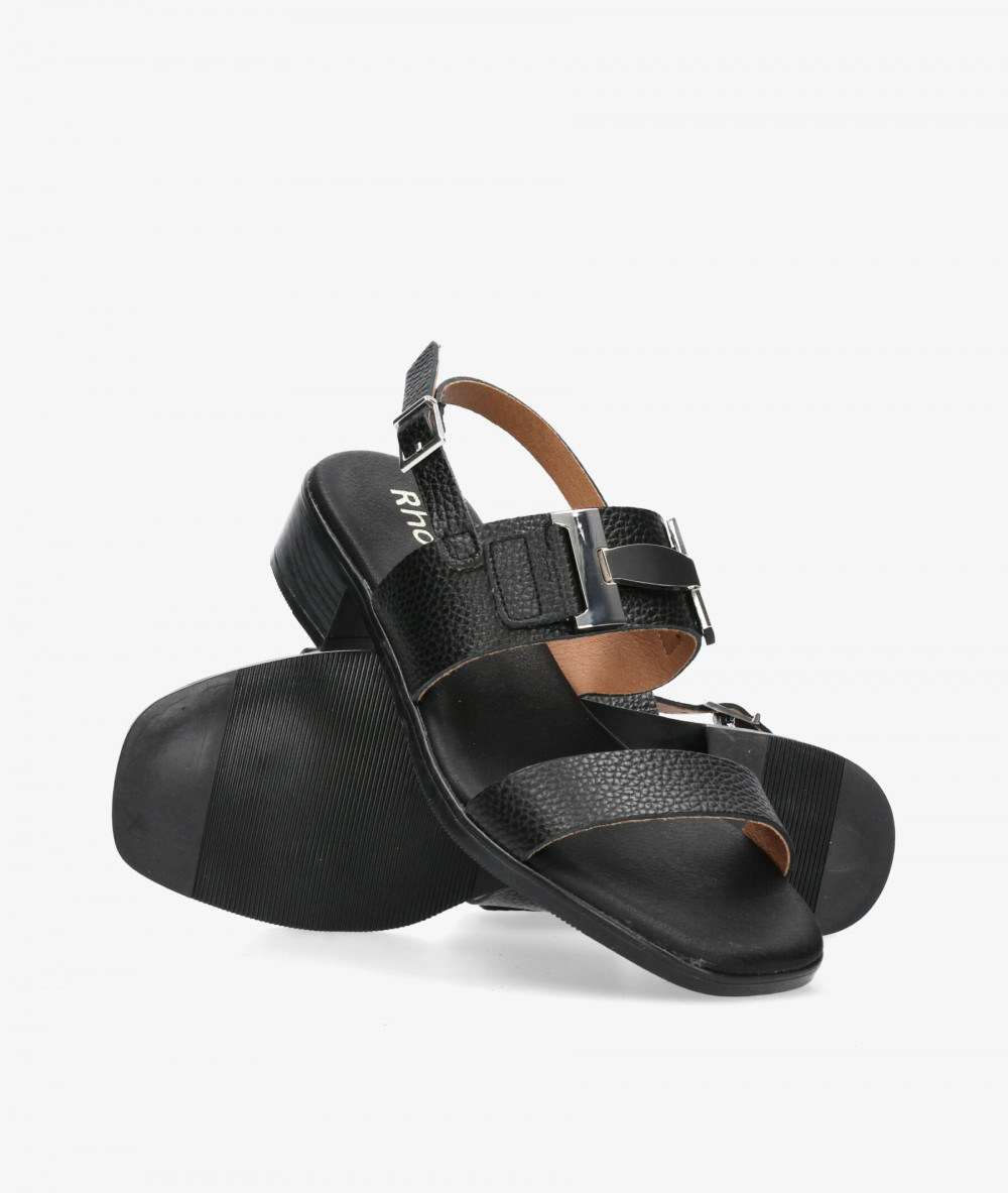 Sandalias Rhostock  5892 en negro