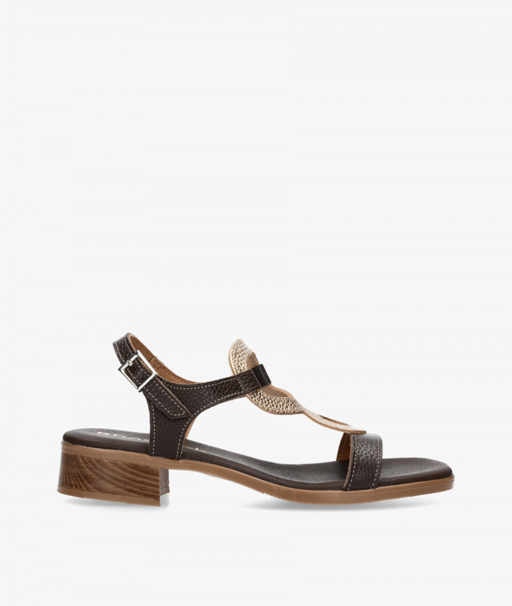 Sandalias Rhostock  5893 en marrón