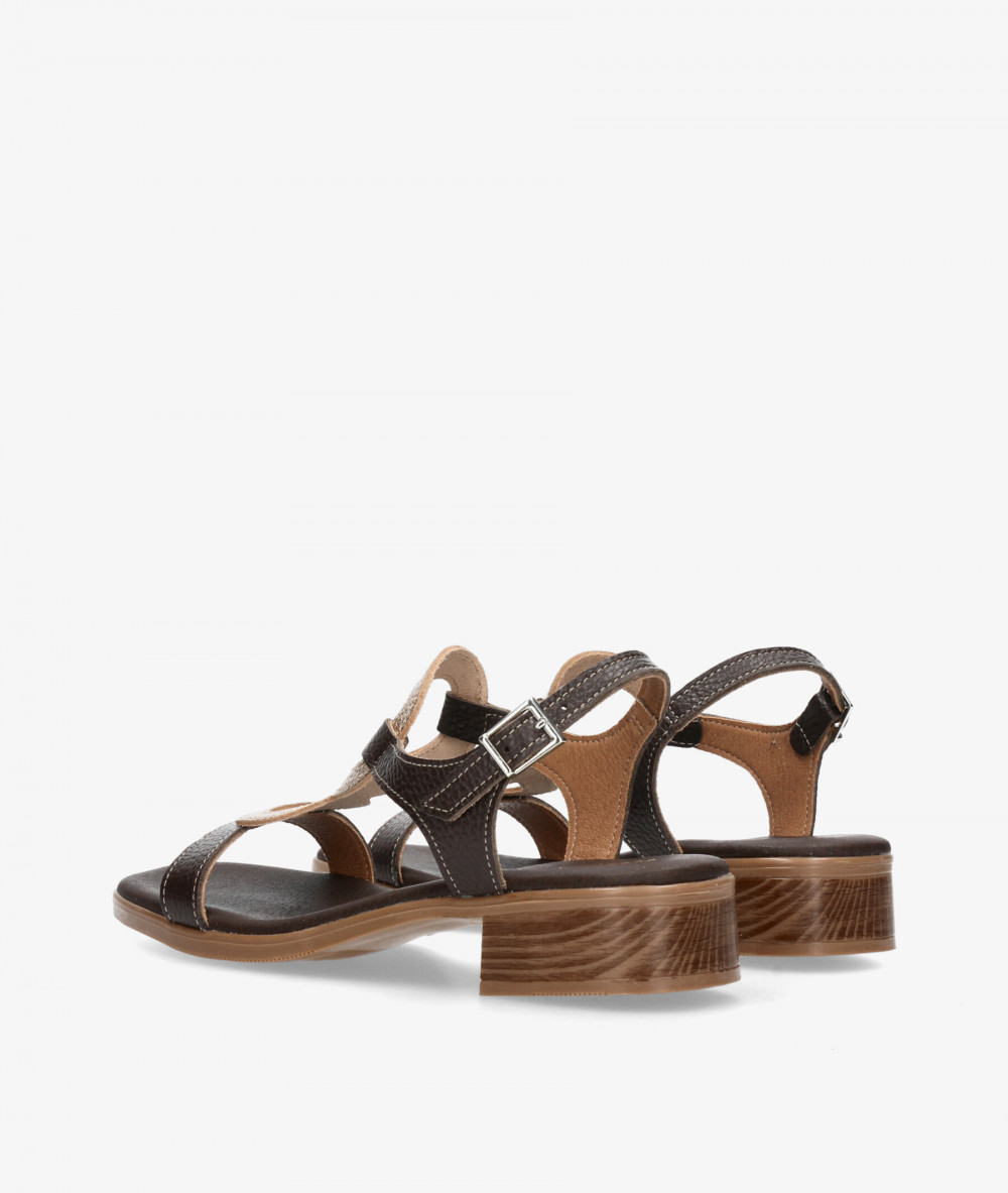 Sandalias Rhostock  5893 en marrón