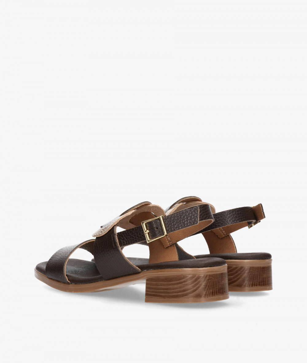 Sandalias Rhostock  5870 en marrón