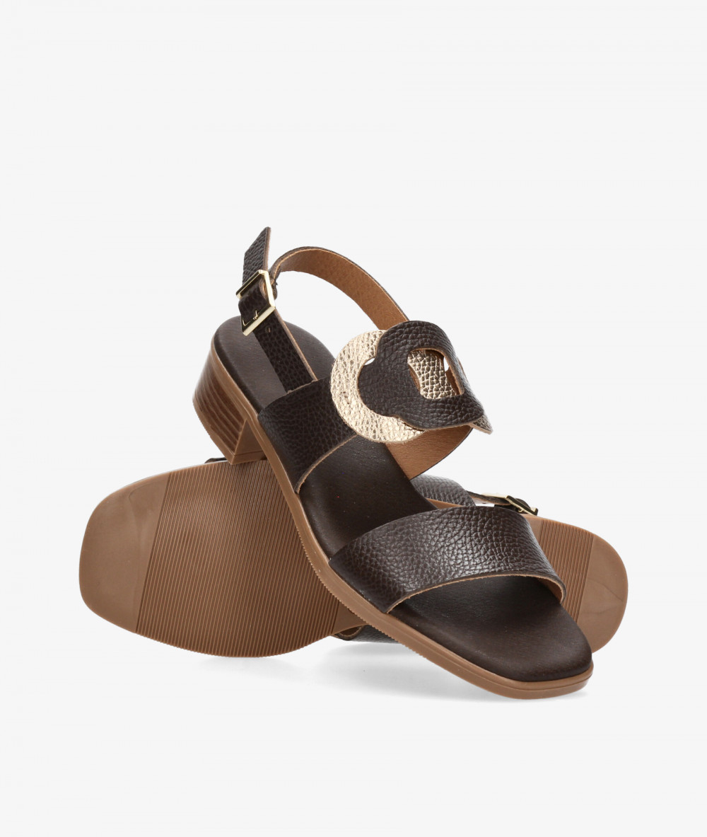 Sandalias Rhostock  5870 en marrón