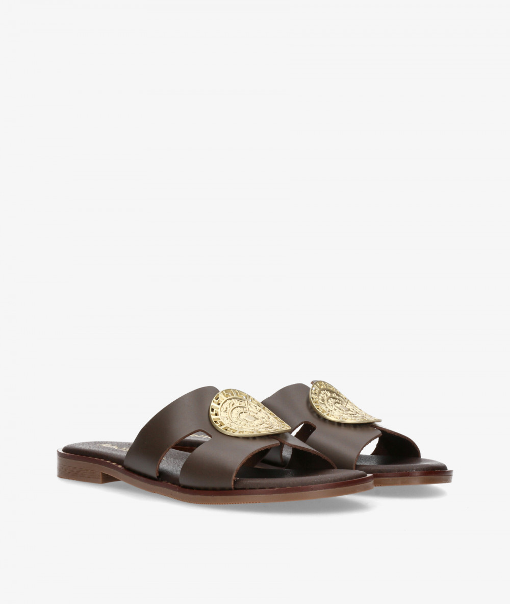 Sandalias Rhostock  5850 en marrón