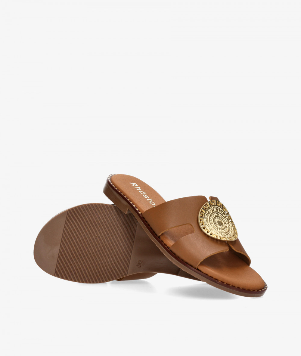 Sandalias Rhostock  5850 en cuero