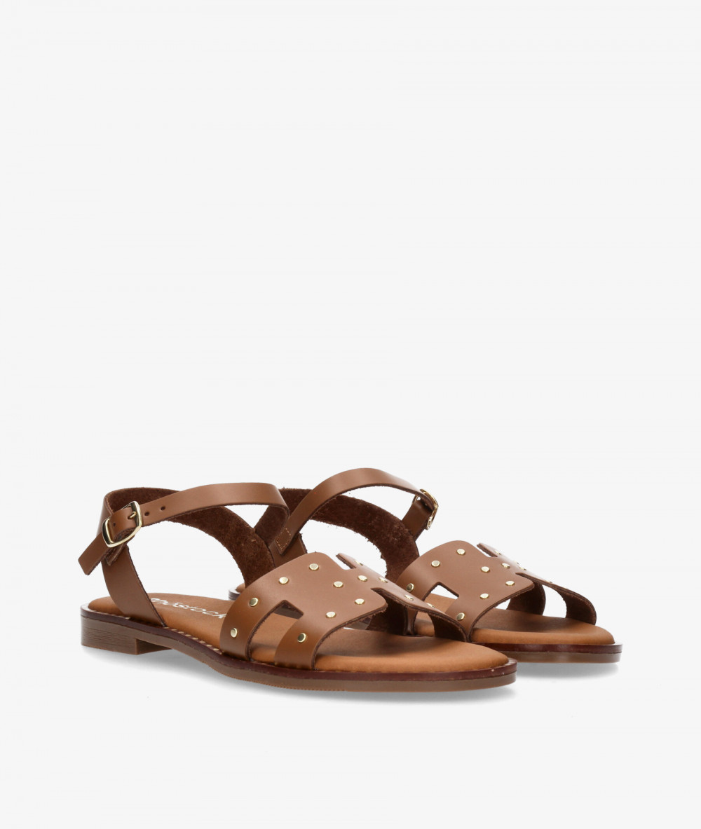 Sandalias Rhostock  5841 en cuero