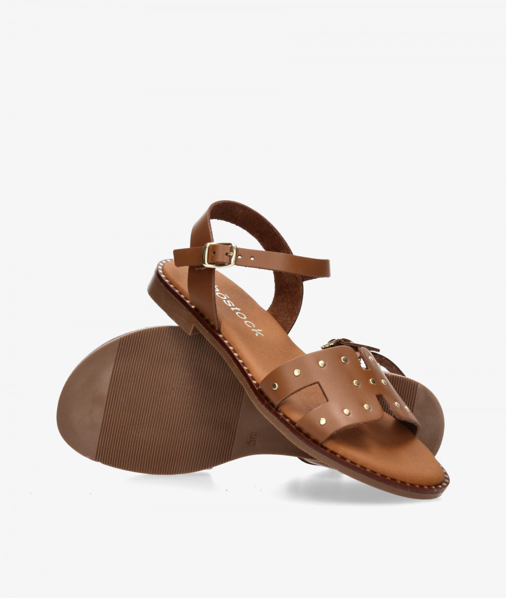 Sandalias Rhostock  5841 en cuero