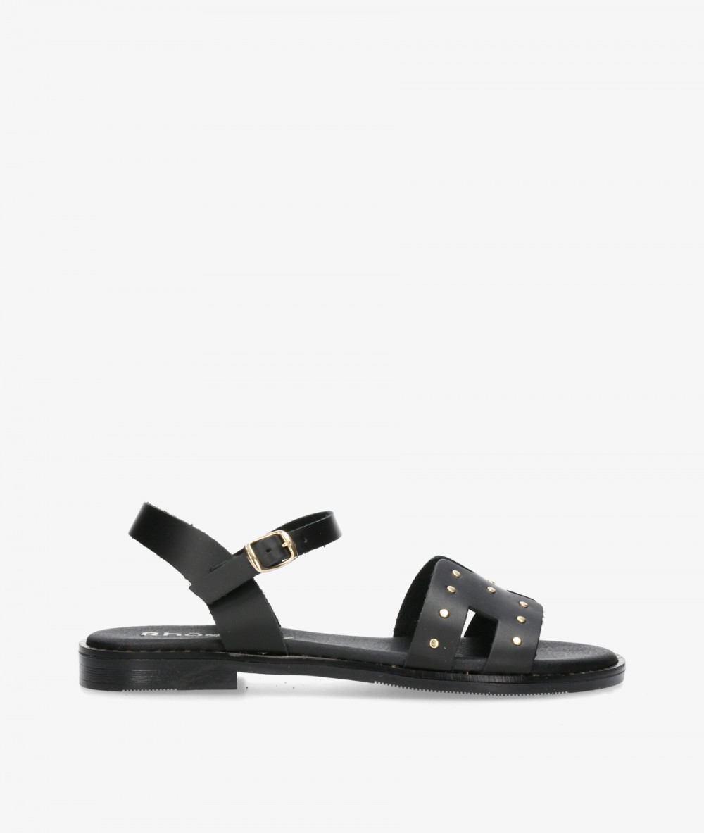 Sandalias Rhostock  5841 en negro